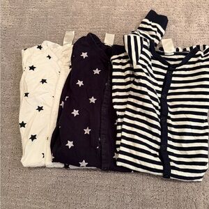 H&M Kids Pajama Set - Navy and White Stars and Stripes